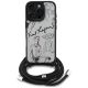 2. Etui Karl Lagerfeld Crossbody Grained Pattern & Logo do iPhone 16 Pro - szare