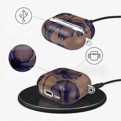 4. Etui Tech-Protect Lamano na AirPods 4 - brązowo-fioletowe