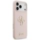 4. Etui Guess Silicone Big 4G Script na iPhone 17 Pro Max - różowe