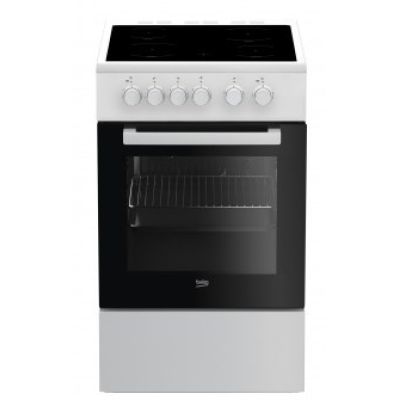 Kuchnia elektryczna BEKO FSS57000GW | termoobieg | grill | biały