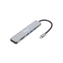 Equip 133494 stacja dokująca Przewodowa USB 3.2 Gen 1 (3.1 Gen 1) Type-C Srebrny