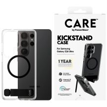 Etui CARE by PanzerGlass Urban Explorer Transparent w. Black Qi na Samsung Galaxy S26 Ultra - przezroczyste