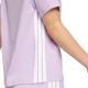 6. Koszulka damska adidas Essentials 3-Stripes Cotton jasnofioletowa JX7619