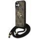 2. Etui Guess 4G Big Logo Cord Stap Crossbody na iPhone 17 - brązowe