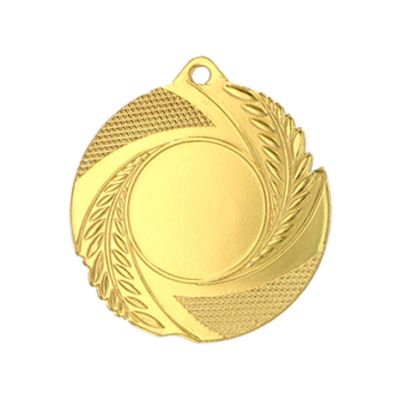2. Medal złoty ogólny z miejscem na emblemat 25 mm - medal stalowy