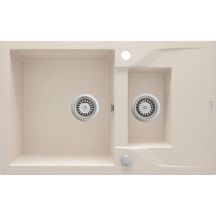 Zlewozmywak granitowy 1.5-komorowy z ociekaczem ZQN 5513 5908212093696