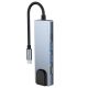 5. HUB Tech-Protect V3 5w1 USB-C - USB-A 3.0 / USB-A 2.0 / USB-C / HDMI / RJ45 - szary