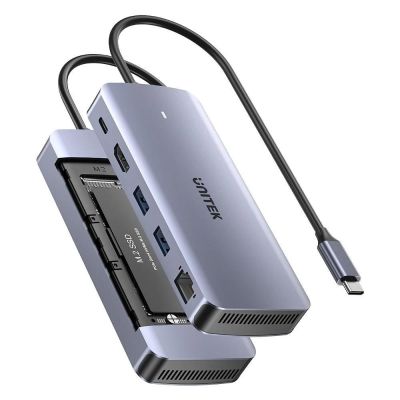 5. UNITEK AKTYWNY HUB USB-C 10GBPS,M.2,HDMI, PD 100W