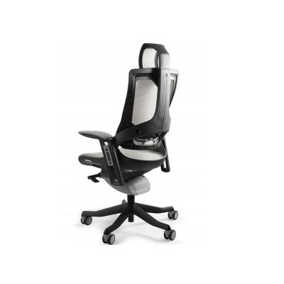 2. Fotel biurowy Wau 2 NW42 siatka snowy/czarny