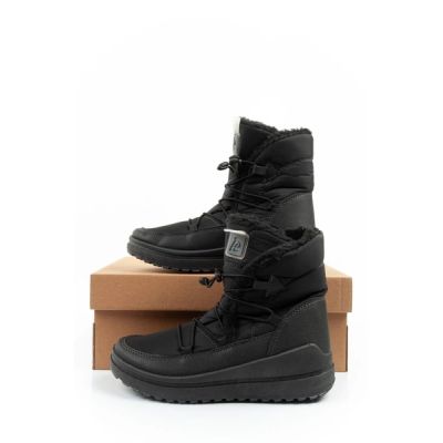 10. Easy Way buty zimowe śniegowce botki damskie ocieplane modne czarne