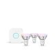 Philips Hue White and color ambiance Podstawowy zestaw startowy: 3 inteligentne żarówki z trzonkami GU10 (345 lm)