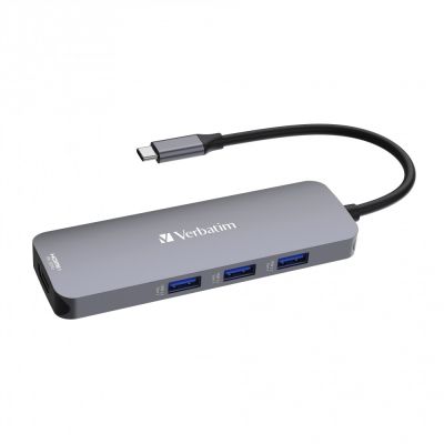 2. Verbatim CMH-08 USB Type-C 5000 Mbit/s Srebrny