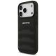 2. Etui Mercedes AMG Leather Debossed Lines Logo na iPhone 18 Pro / 17 Pro - czarne