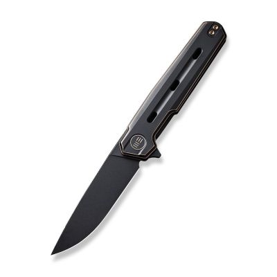 Nóż WE Knife Navo z CPM-20CV Brąz i Czarny Tytan