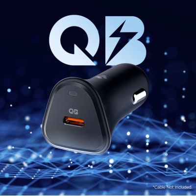 6. Ładowarka samochodowa Spigen Essential EV301 30 W - czarna