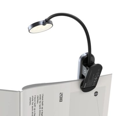 3. Baseus mini lampka lampa LED z klipsem szary (DGRAD-0G)