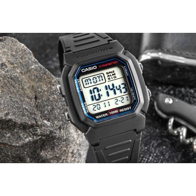 6. Zegarek Męski CASIO W-800H-1AVES + BOX