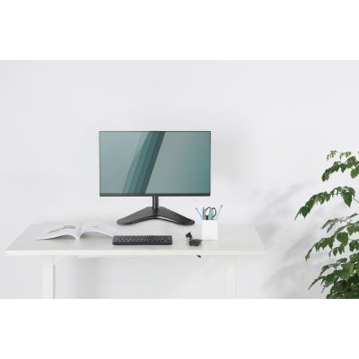 2. Stojak biurkowy pojedynczy , 1xLCD, max. 32", max.8kg, uchylno-obrotowy 180° PIVOT