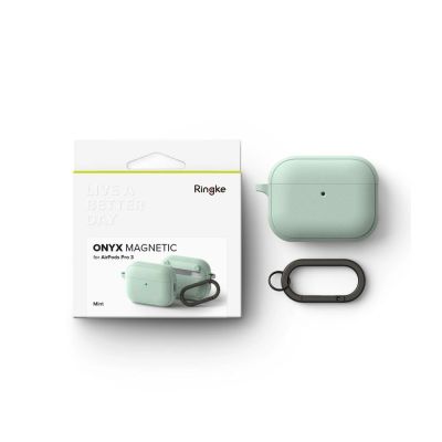 7. Etui Ringke Onyx Magnetic MagSafe na AirPods Pro 3 - zielone