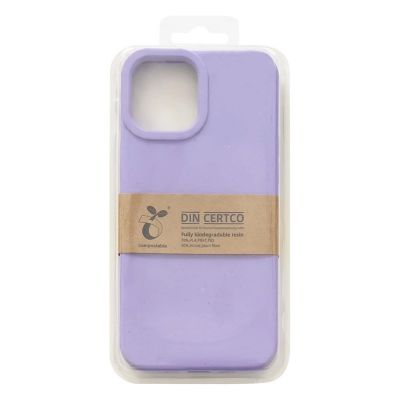 5. Eco Case etui iPhone 14 Plus silikonowy degradowalny pokrowiec granatowe