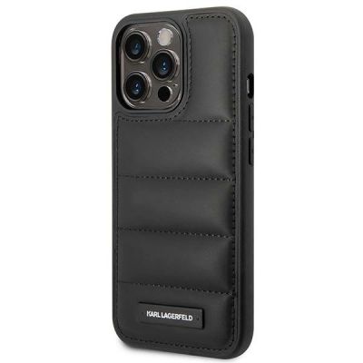 2. Etui Karl Lagerfeld Puffy Elongated Logo na iPhone 14 Pro Max - czarne