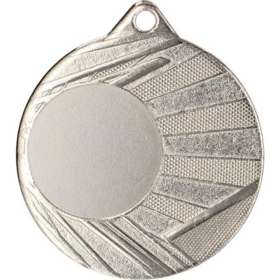 14. MEDAL Z MIEJSCEM NA WKLEJKĘ SREBRNY ŚR 50mm