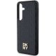 6. Etui DKNY Leather Pattern Metal Logo MagSafe na Samsung Galaxy S24 - czarne