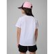 2. T-shirt regular gładki dziewczęcy 4F 4FJRMM00TTSHF3553-10S