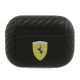 Etui Ferrari On Track PU Carbon na AirPods Pro - czarne