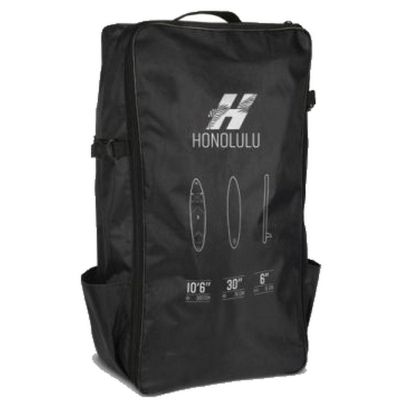 4. ZESTAW DESKA SUP 150KG DMUCHANA HONOLULU 320x76x15CM CZERWONA