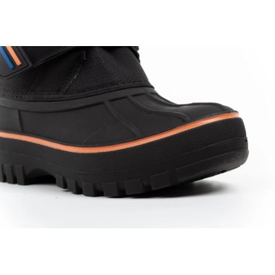8. Lee Cooper buty zimowe dziecięce śniegowce czarne ocieplane na rzep