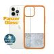 5. Etui PanzerGlass ClearCase na iPhone 12 Pro Max - przezroczysto-pomarańczowe