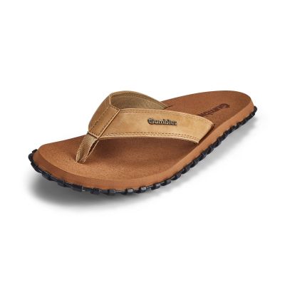 5. Japonki Gumbies Vegovert Flip-Flops Unisex Tan M GU-FFVEG128