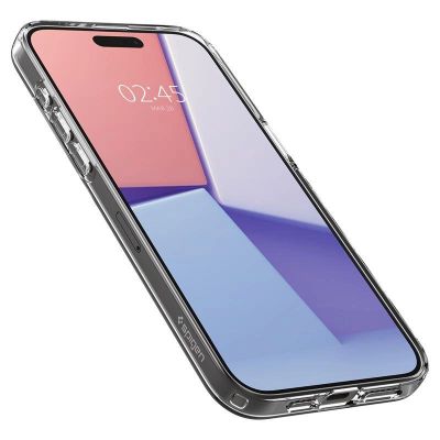 9. Etui Spigen Crystal Flex na iPhone 15 Pro Max - przezroczyste