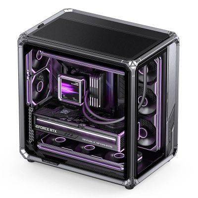 37. Jonsbo X400 Pro PC-Gehäuse, Midi-Tower, ATX, Tempered Glass - grau