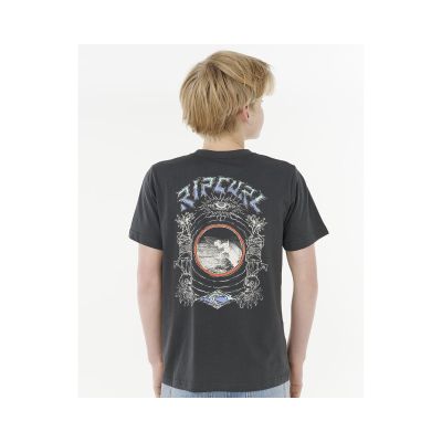 5. Koszulka RIP CURL TROPIC DAZE ART TEE -BOY czarna