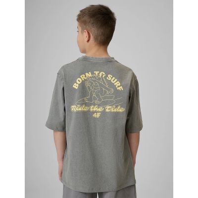 2. T-shirt bawełniany chłopięcy 4F 4F4FJRSS26TTSHM3906-25S