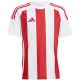 6. Koszulka dla dzieci adidas Striped 24 Jersey biało-czerwona IW2133