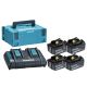 Makita 197970-3 bateria/ładowarka do elektronarzędzi Zestaw bateria i ładowarka