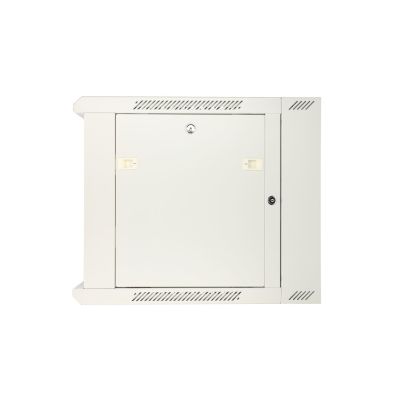 7. Extralink Szafa rack 9U 600x600 AZH Szara montowana na ścianie, dwusekcyjna