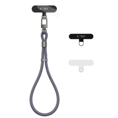 Smycz Tech-Protect C11S Rope Wrist Strap do telefonu - szara
