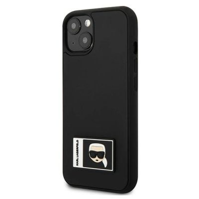 2. Etui Karl Lagerfeld Ikonik Patch na iPhone 13 - czarne