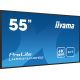 4. Monitor 55IN 3840X2160 4K UHD IPS 1 HAZ/VGA HDMI 500CD/QM MEDIA PLAY USB