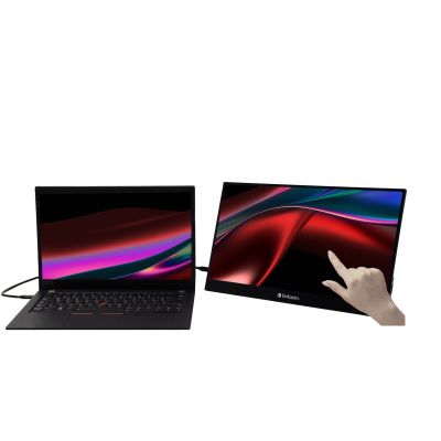 6. Monitor komputerowy Verbatim 49593 43,9 cm (17.3") 1920 x 1080 px Full HD LCD Ekran dotykowy Czarny