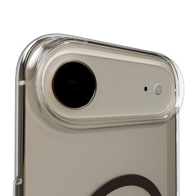 10. Etui Puro Lite Mag TPU+PC kompatybilne z MagSafe na iPhone 17 Air - przezroczyste z brązowym pierścieniem