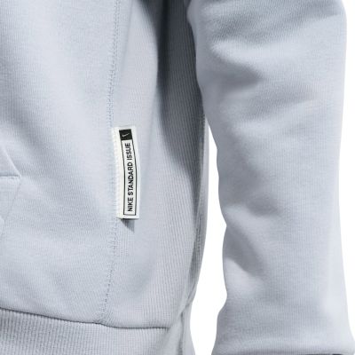 6. Bluza męska Nike Dri-FIT Standard Issue Pull Over Hoodie jasnoszara FD7734 012