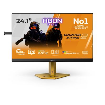 26. AOC AGON PRO CS24A monitor komputerowy 61,2 cm (24.1") 1920 x 1080 px Full HD LED Czarny