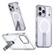 3. Etui Hybrid Armor X na Samsung Galaxy S25 FE z podstawką kompatybilne z MagSafe - przezroczyste