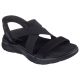 Skechers damskie sandały GO WALK FLEX SANDAL GLIMMER UP 141489 BBK