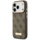 2. Etui Guess 4G Logo Plate MagSafe naiPhone 18 Pro / 17 Pro - brązowe